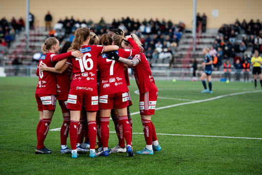 Piteås spelare jublar