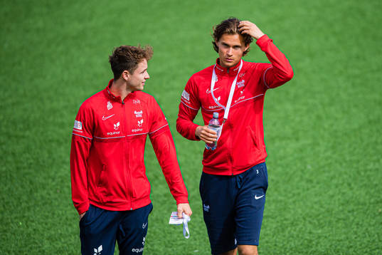 Håkon Evjen and Markus Solbakken of Norway