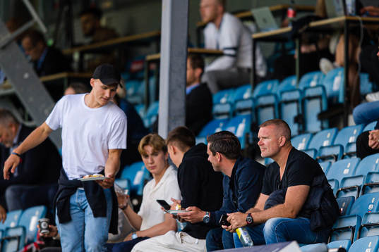 Jim Solbakken in the stands