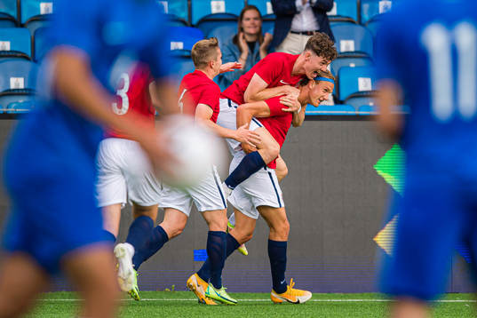 Erik Botheim of Norway celebrates