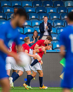 Erik Botheim of Norway celebrates