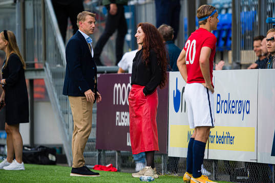 Leif Gunnar Smerud, head coach of Norway, and Lise