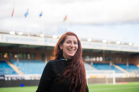 Lise Klaveness, president of the Norwegian Football