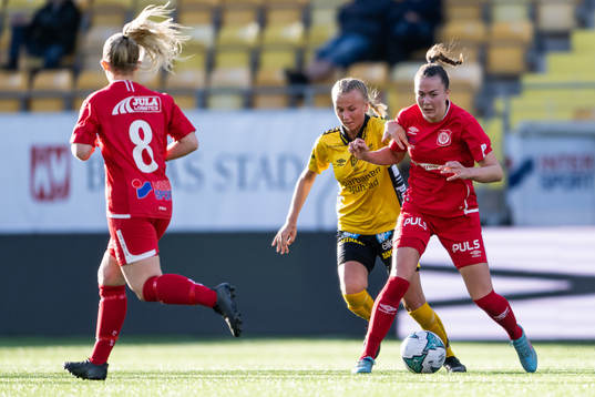 Elfsborgs Linn Sångberg och Falköpings Ronja Lind