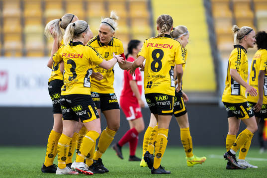 Elfsborgs spelare jublar