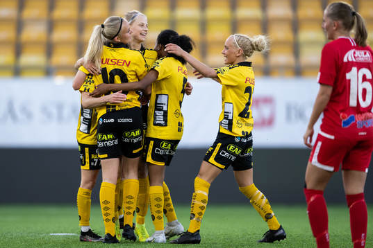 Elfsborgs spelare jublar