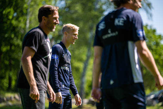 Frölundas Joel Lundqvist och IFK Göteborgs Oscar Wendt