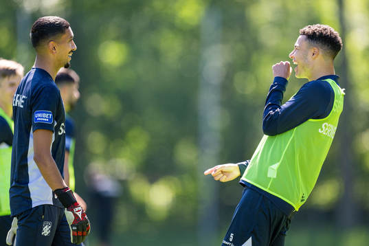 IFK Göteborgs Amir Al-Ammari och Alexander Jallow