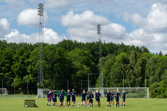 Players gathered