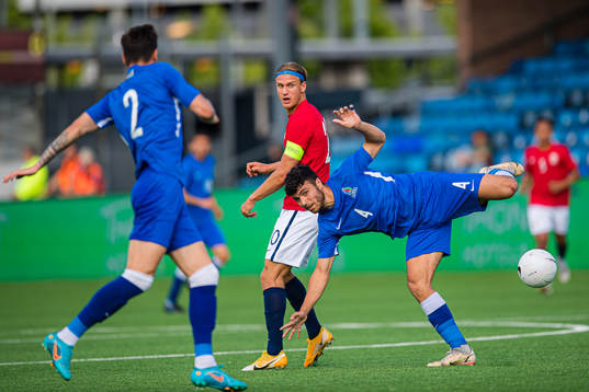 Erik Botheim of Norway and Nihad Guliyev of Azerbaijan