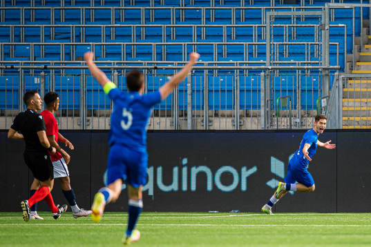 Ildar Alekperov of Azerbaijan celebrates