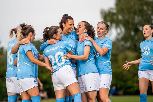 Malmö FFs Anna Plantin jublar