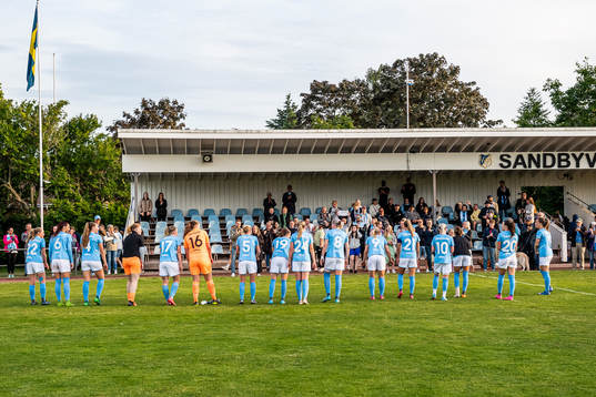 Malmö FFs spelare tackar publiken