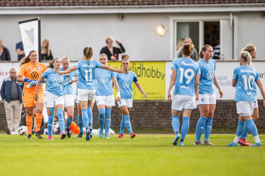 Malmö FFs spelare jublar