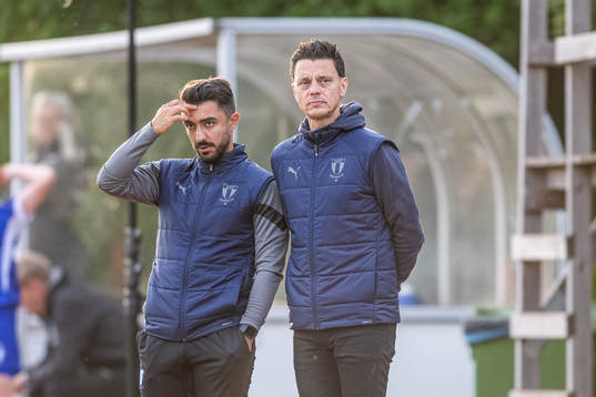 Malmö FFs assisterande tränare Maxim Khalil och tränare
