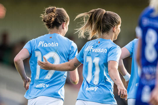 Malmö FFs Anna Plantin jublar