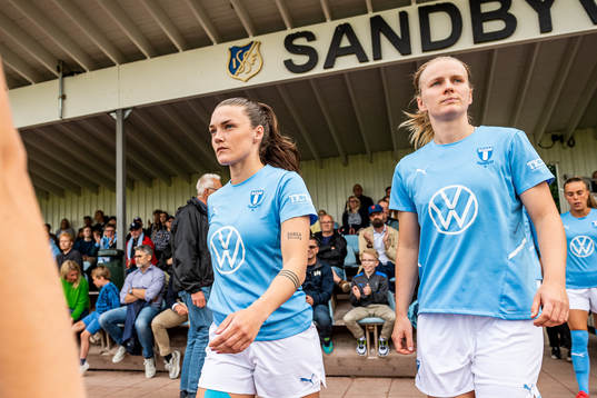 Malmö FFs Saga Fredriksson och Amanda Kander gör entré
