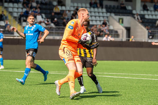Halmstads Målvakt Malkolm Nilsson Säfqvist