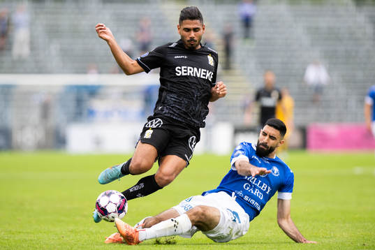 Trelleborgs Mouhammed Ali Dhaini och IFK Göteborgs Hosam