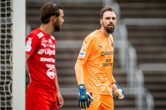 Värnamos målvakt Pilip Vaitsiakhovich