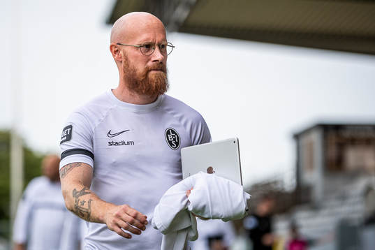 Landskronas assisterande tränare Max Mölder