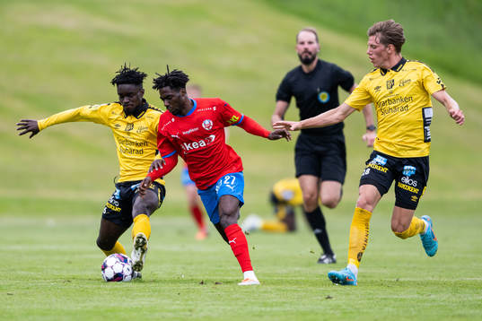 under träningsmatchen i fotboll mellan Elfsborg och