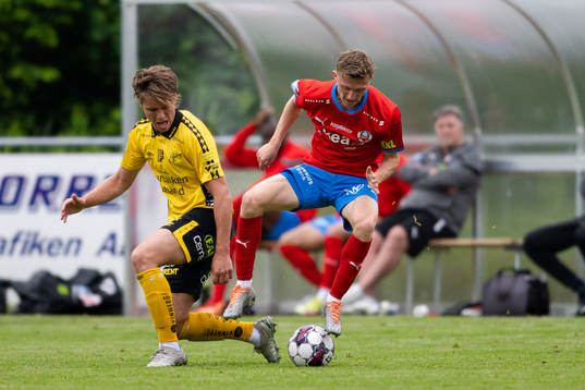 Helsingborgs Anton Nilsson och Elfsborgs Oliver Zandén