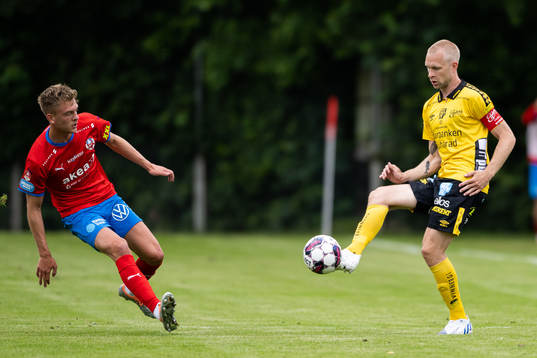 Helsingborgs Rasmus Jönsson och Elfsborgs Johan Larsson