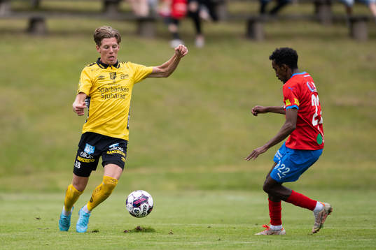 Elfsborgs Noah Söderberg och Helsingborgs Taha Ali