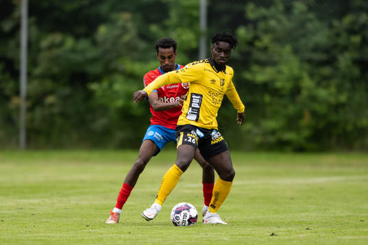 Helsingborgs Taha Ali och Elfsborgs Emmanuel Boateng