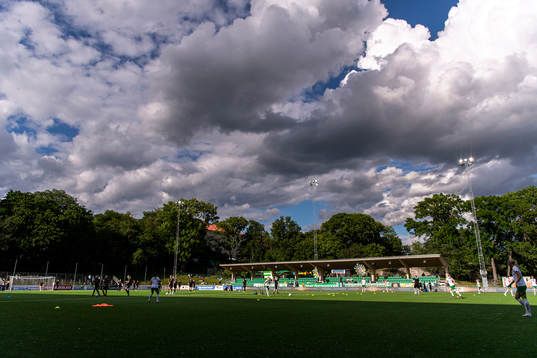 Vy över Hammarby IP