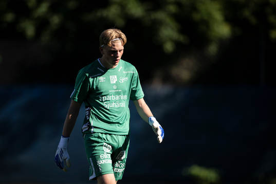 Elfsborgs målvakt Lucas Söderberg deppar