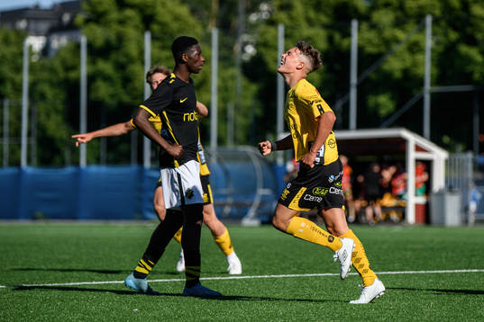 Elfsborgs Enzo Andrén jublar