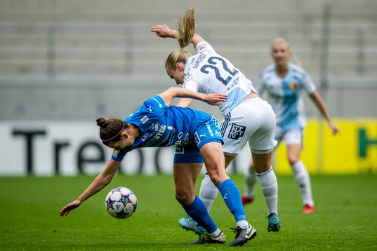 Kalmars Jessica Ayers och Djurgårdens Tove Almqvist