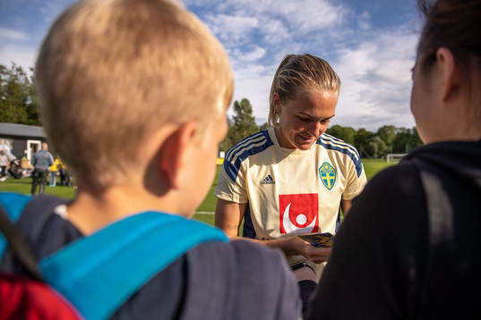 Magdalena Eriksson of the Swedish women's national football