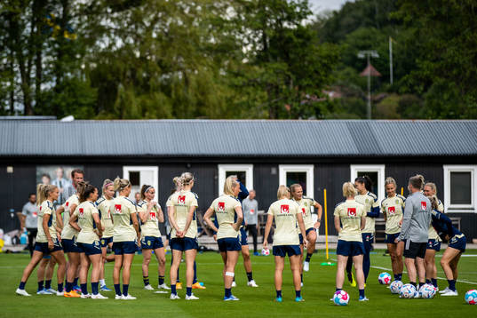 Players of the Swedish women's national football team
