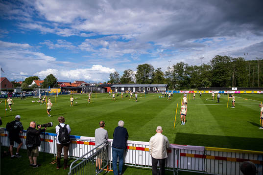 General View of Örebäcksvallen of the Swedish women's