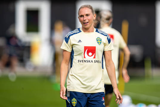 Jonna Andersson of the Swedish women's national football