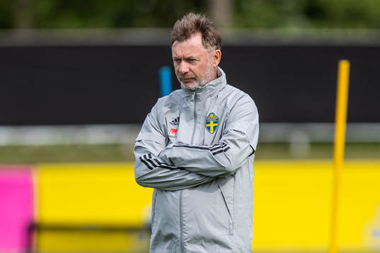 Head coach Peter Gerhardsson of the Swedish women's