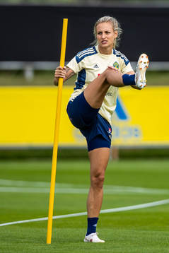 Nathalie Björn of the Swedish women's national football