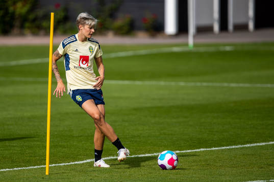 Lina Hurtig of the Swedish women's national football team