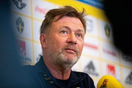 Head coach Peter Gerhardsson of the Swedish women's