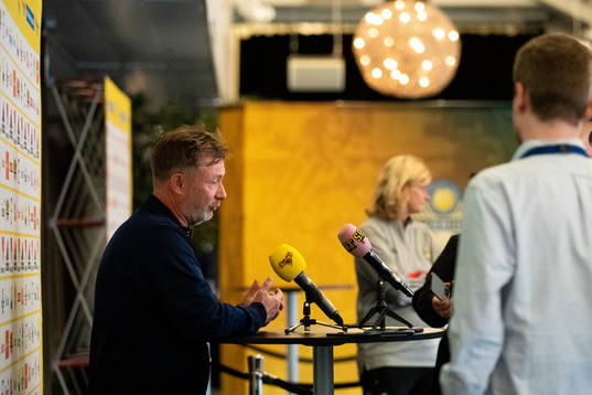 Head coach Peter Gerhardsson of the Swedish women's