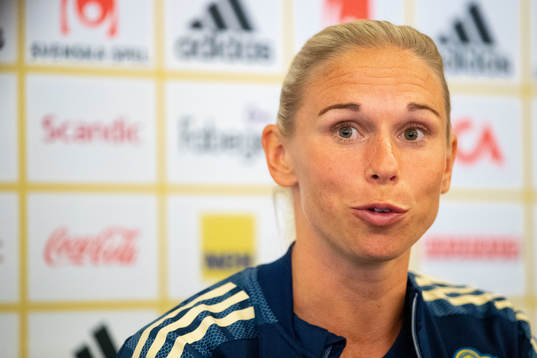 Jonna Andersson of the Swedish women's national football
