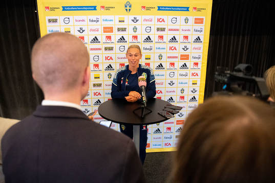 Jonna Andersson of the Swedish women's national football