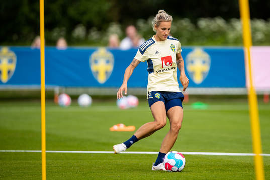 Nathalie Björn of the Swedish women's national football
