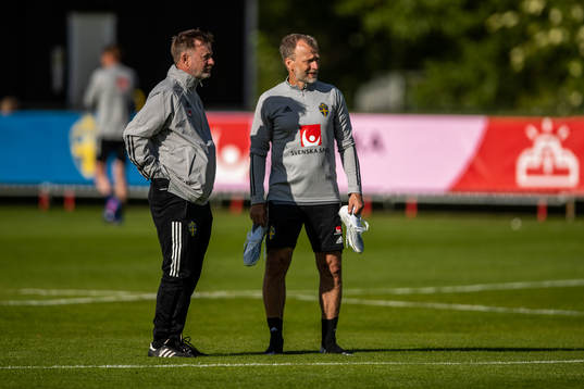 Head coach Peter Gerhardsson of the Swedish women's