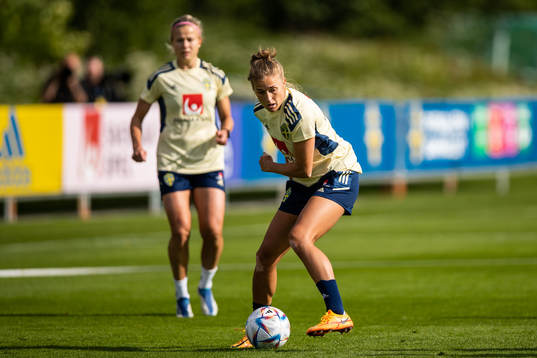 Filippa Angeldal of the Swedish women's national football
