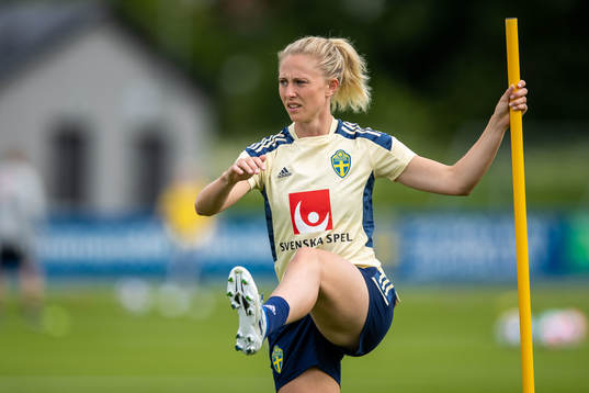 Rebecka Blomqvist of the Swedish women's national football