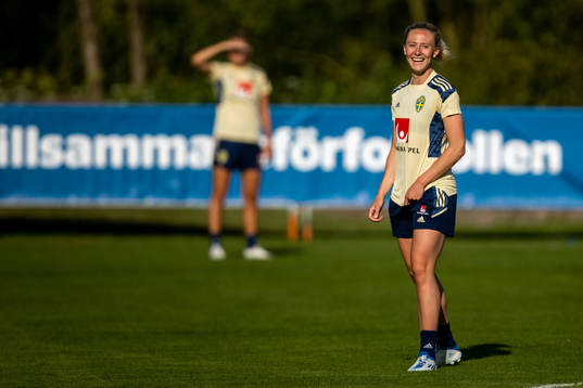Rebecka Blomqvist of the Swedish women's national football